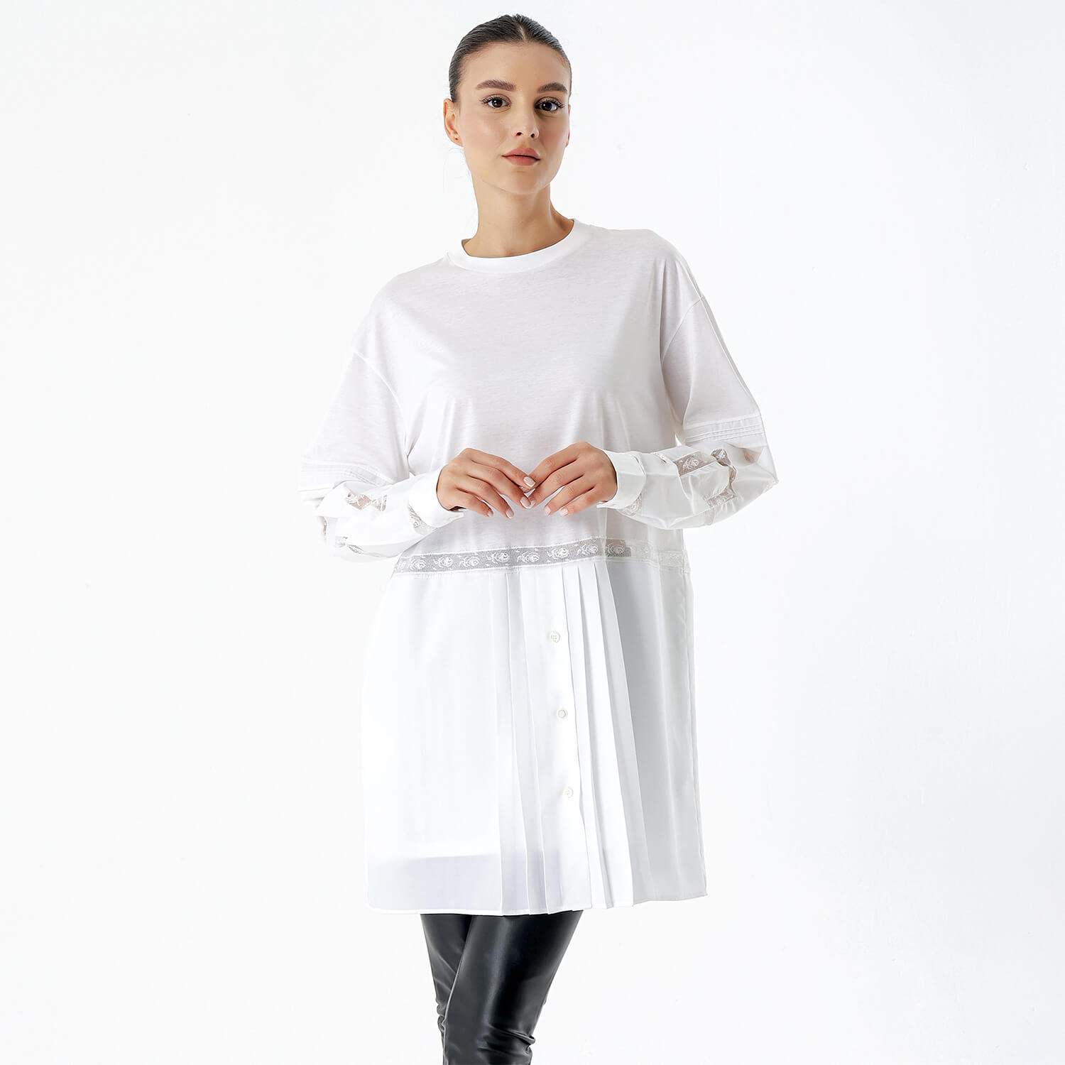 Prada - White Long Shirt & Dress
